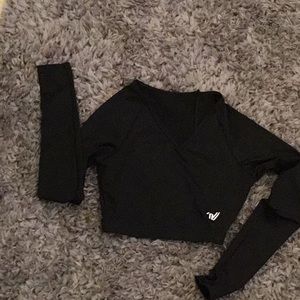 Varsity midriff cheer shirt